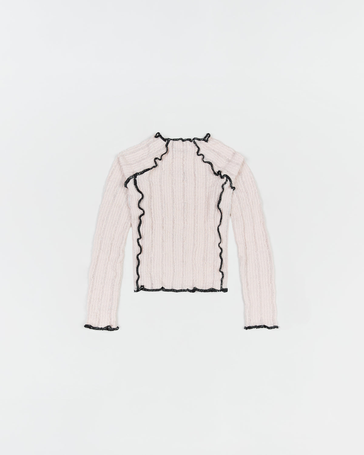 Stretch Weave Long Sleeve Tee - Burnt Bloom