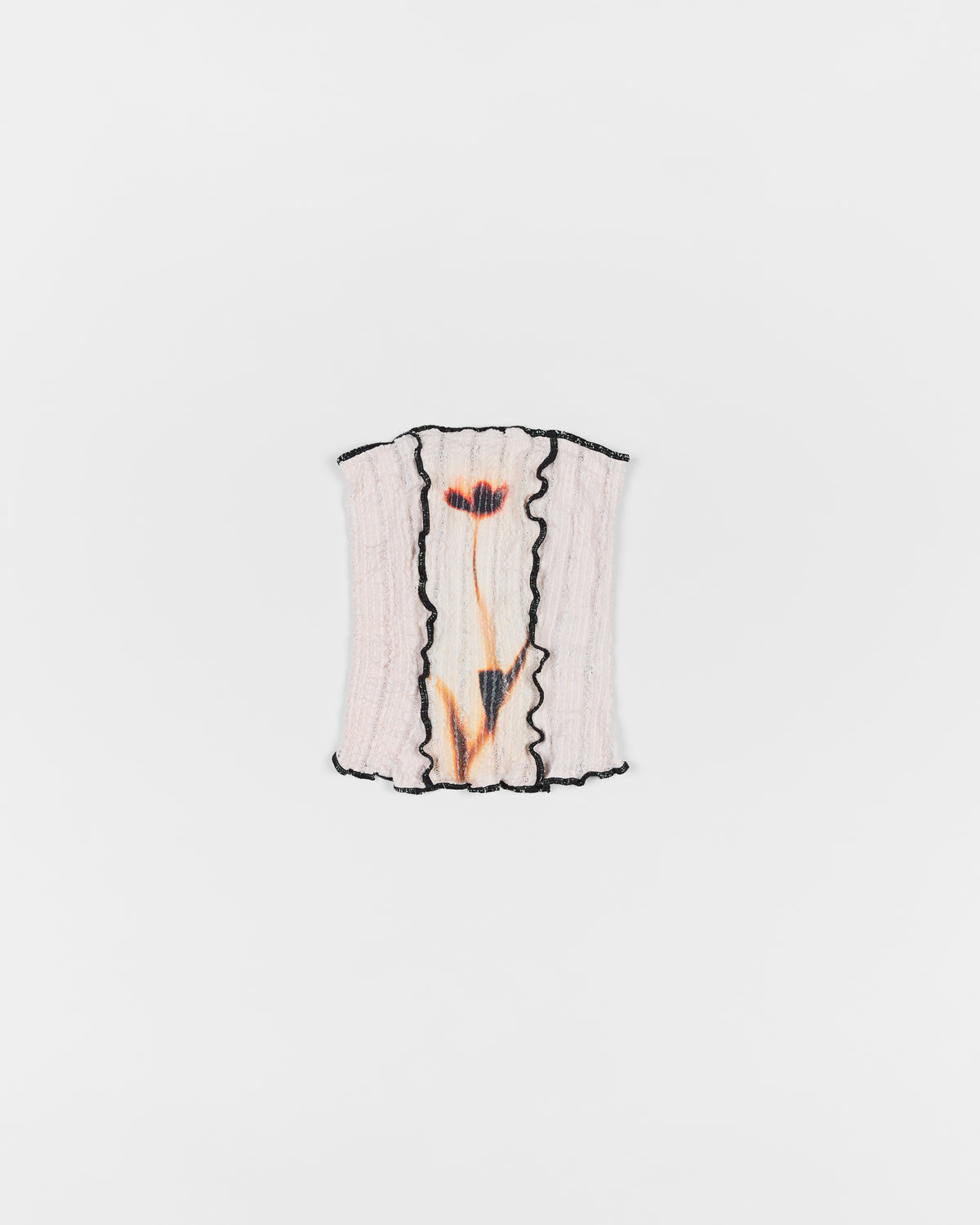 Stretch Weave Tube Top - Burnt Bloom