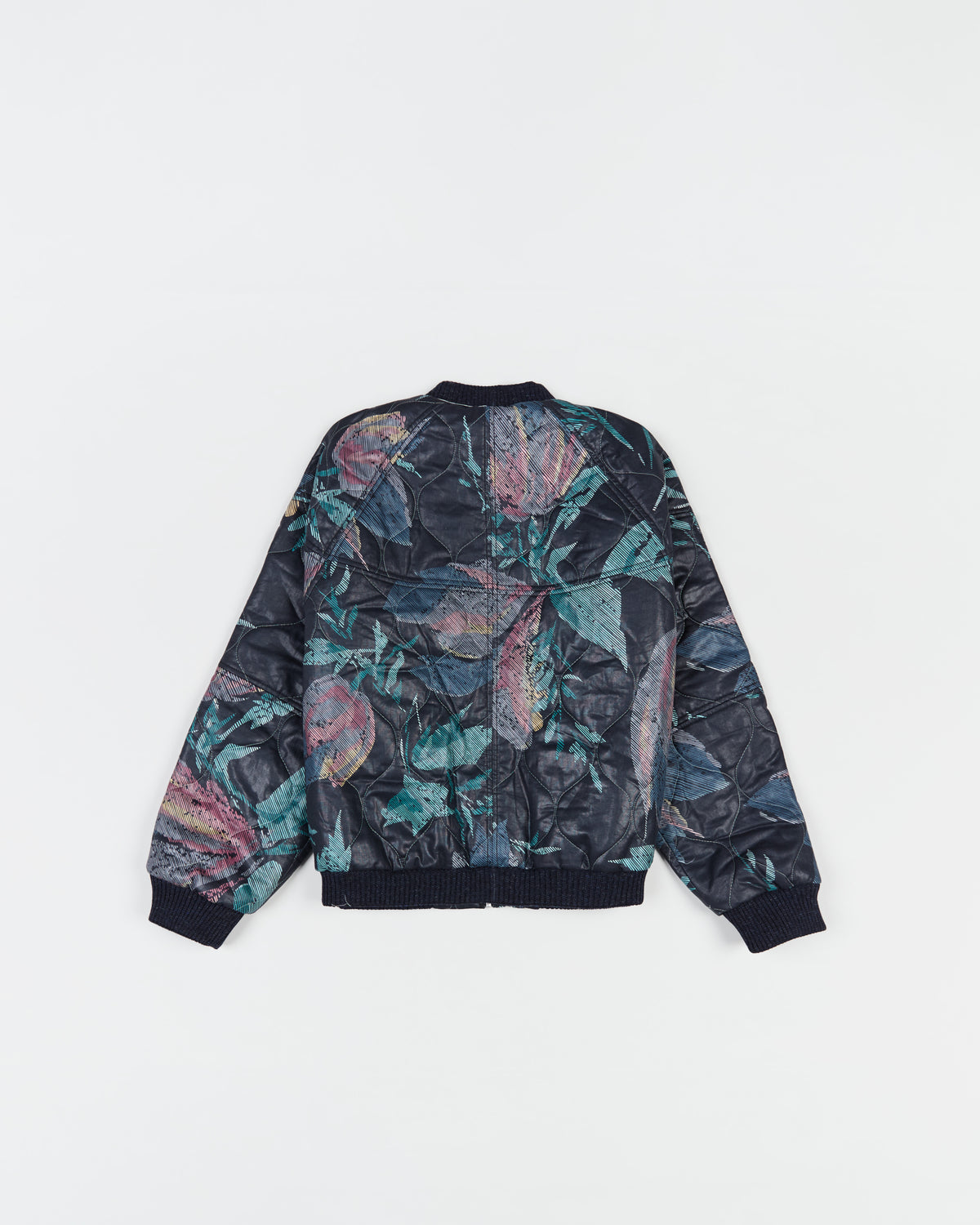 Quilted Bomber - Blue