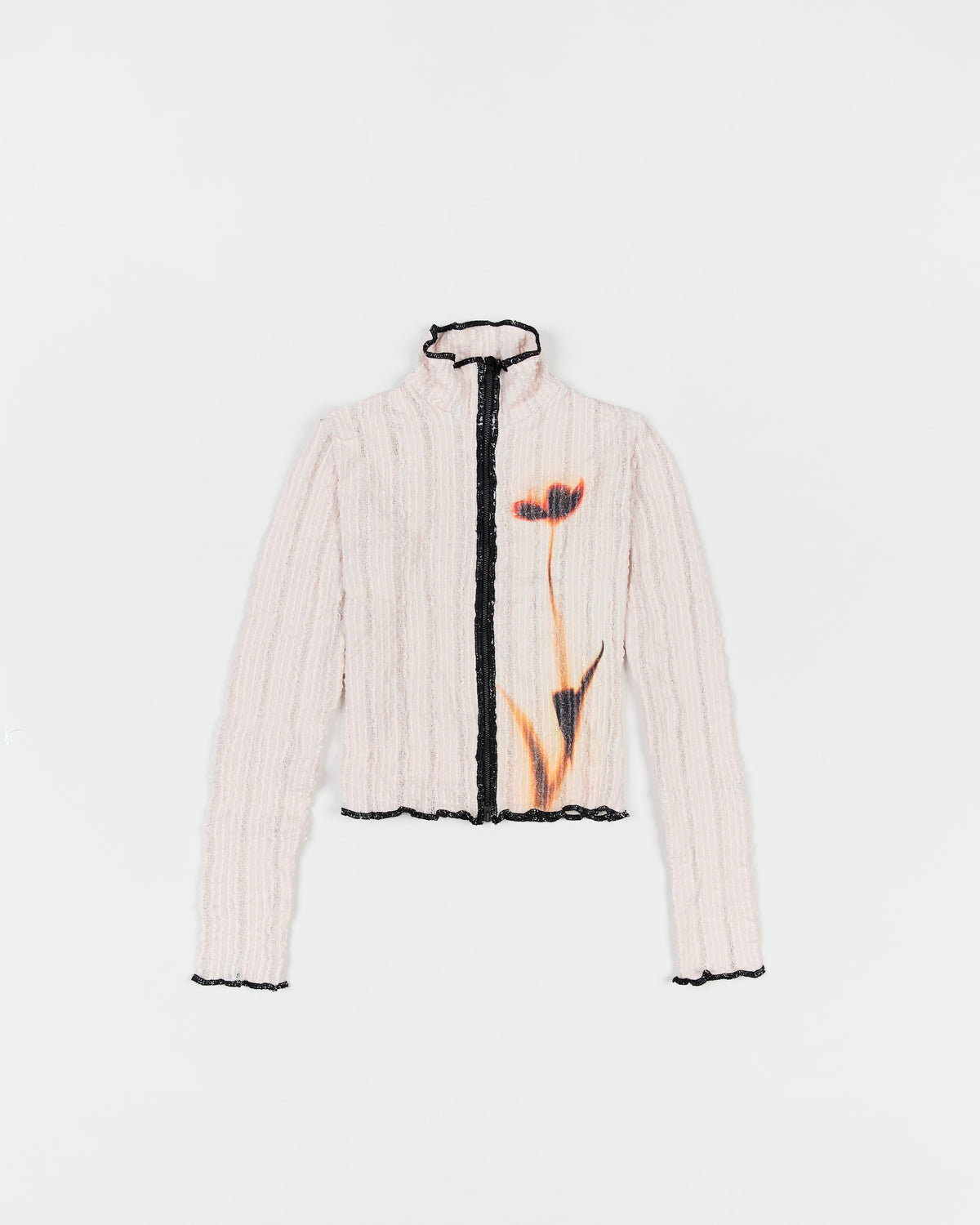 Stretch Weave Track Jacket - Burnt Bloom