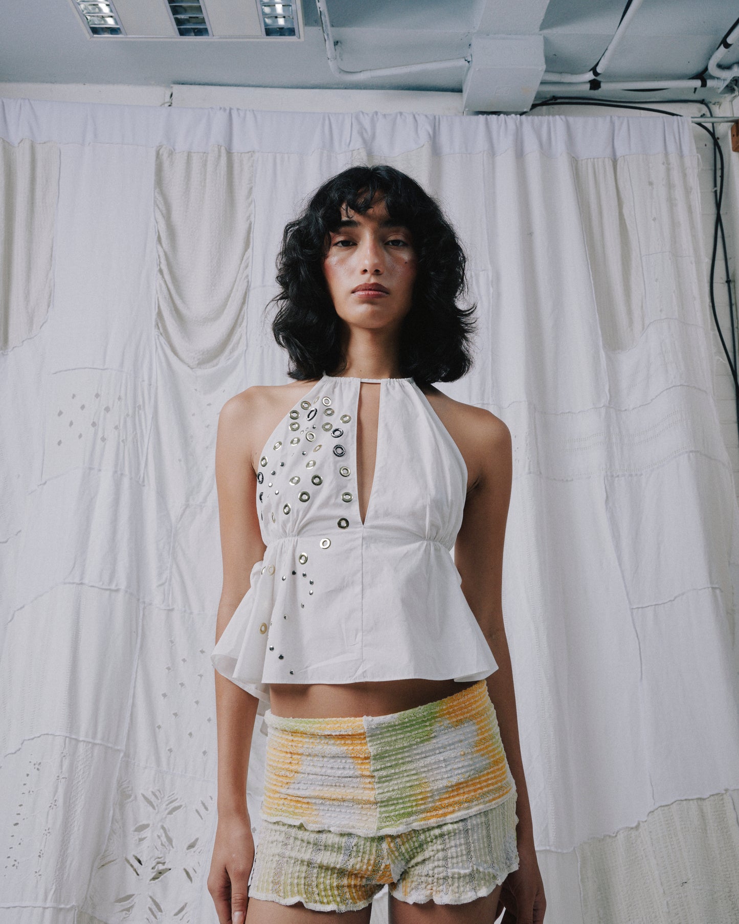Organic Cotton Open Back Top