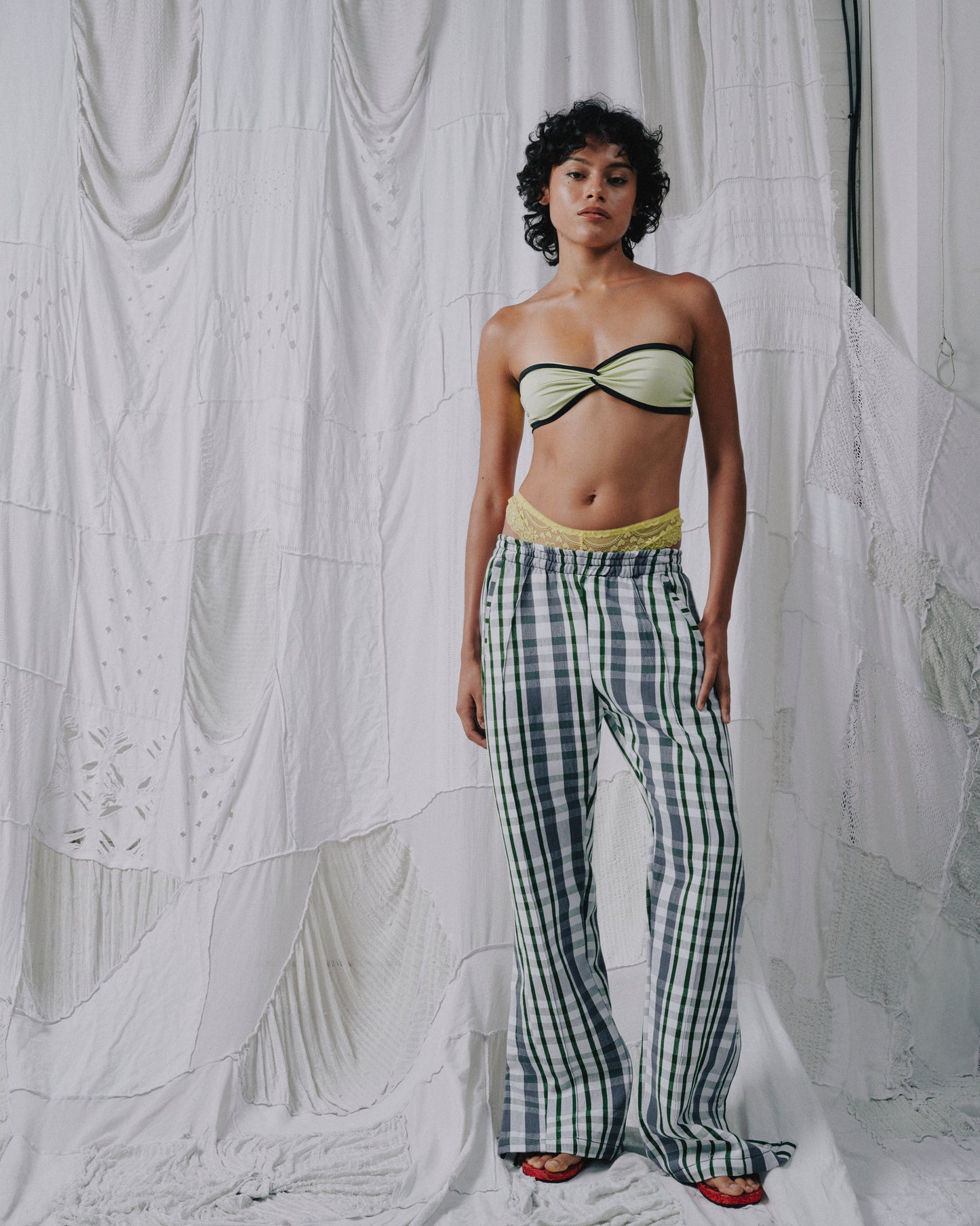 Field Grid Open Side Trousers