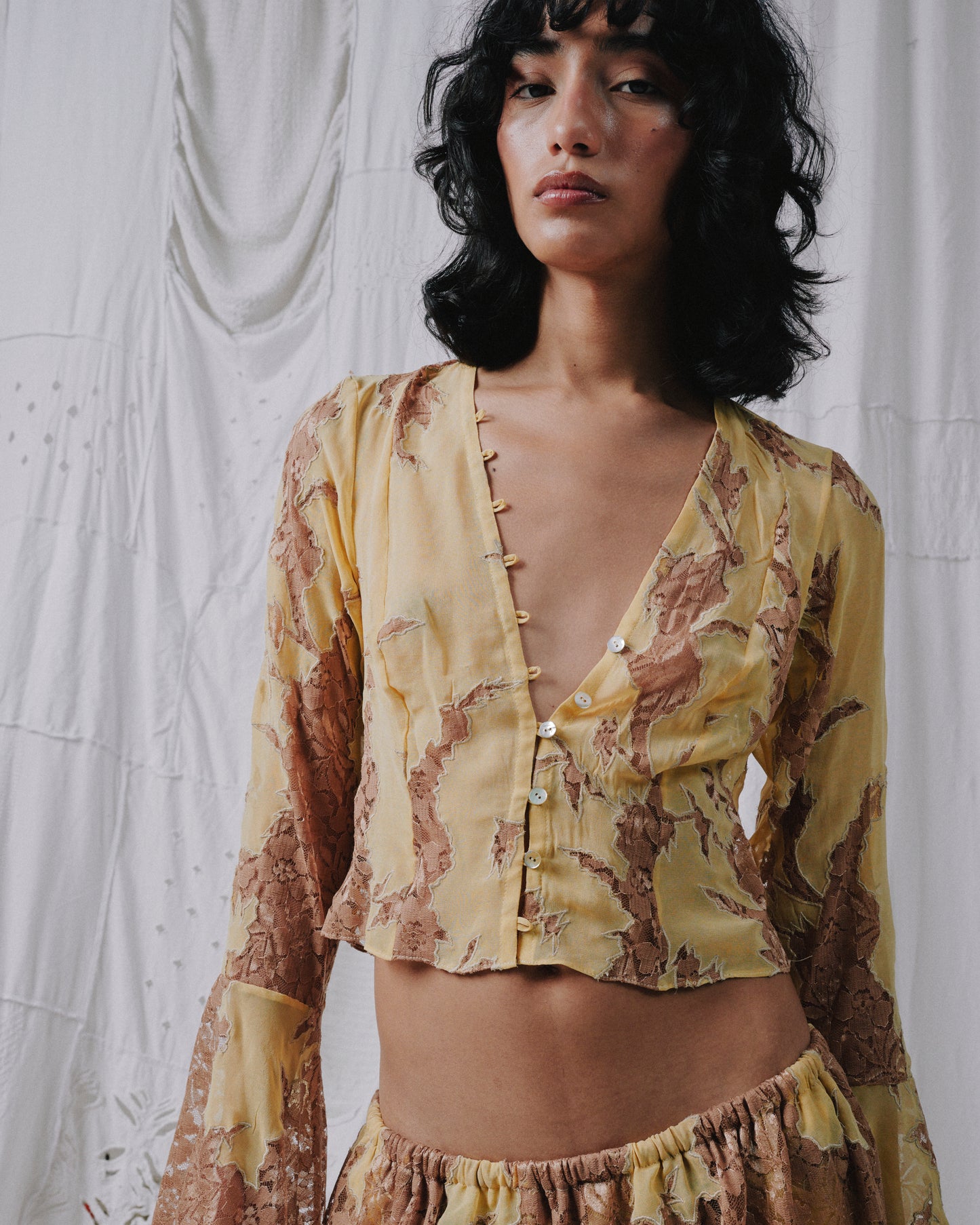 Chiffon Lace Top