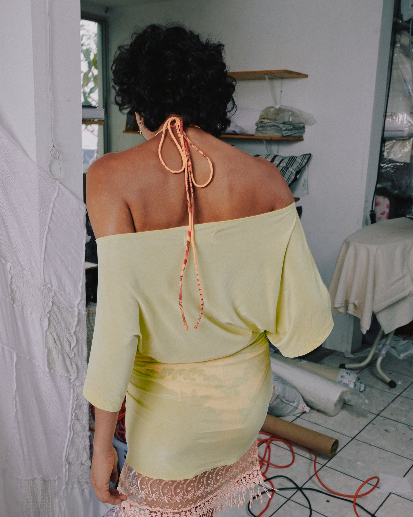 Cupro Lace Dress