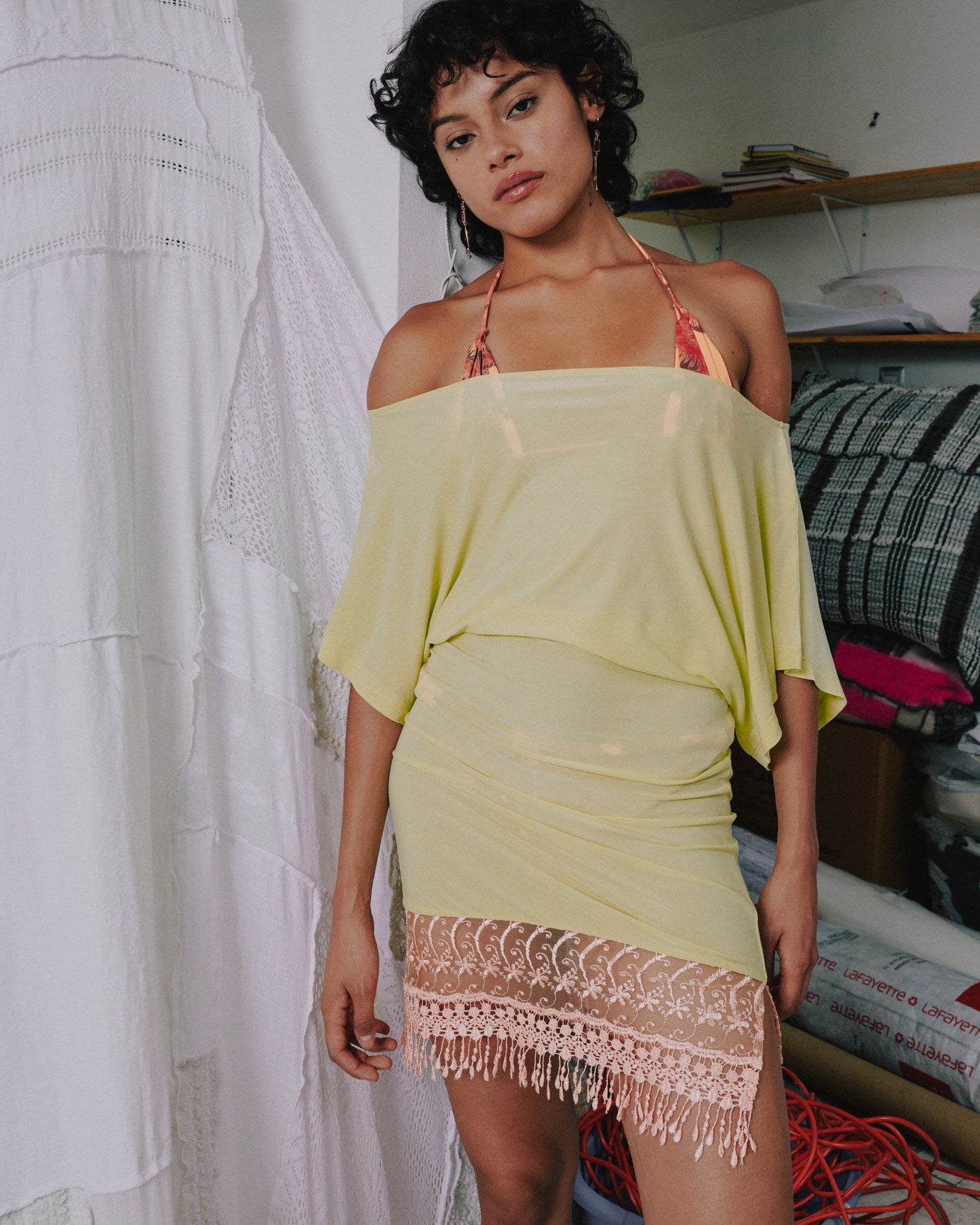 Cupro Lace Dress