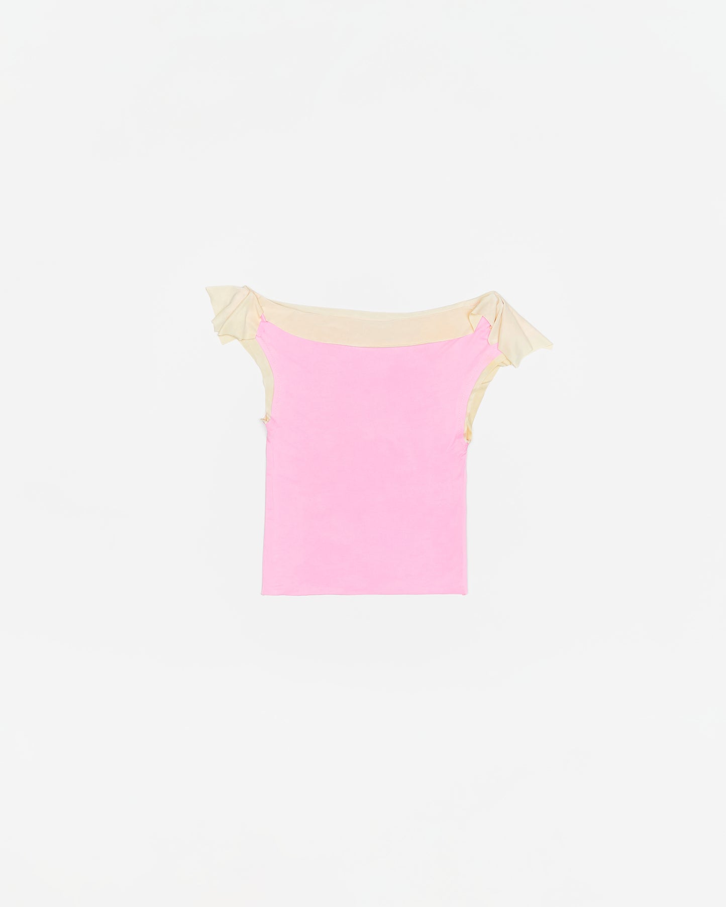 Two Tone Rosa Blanca Top