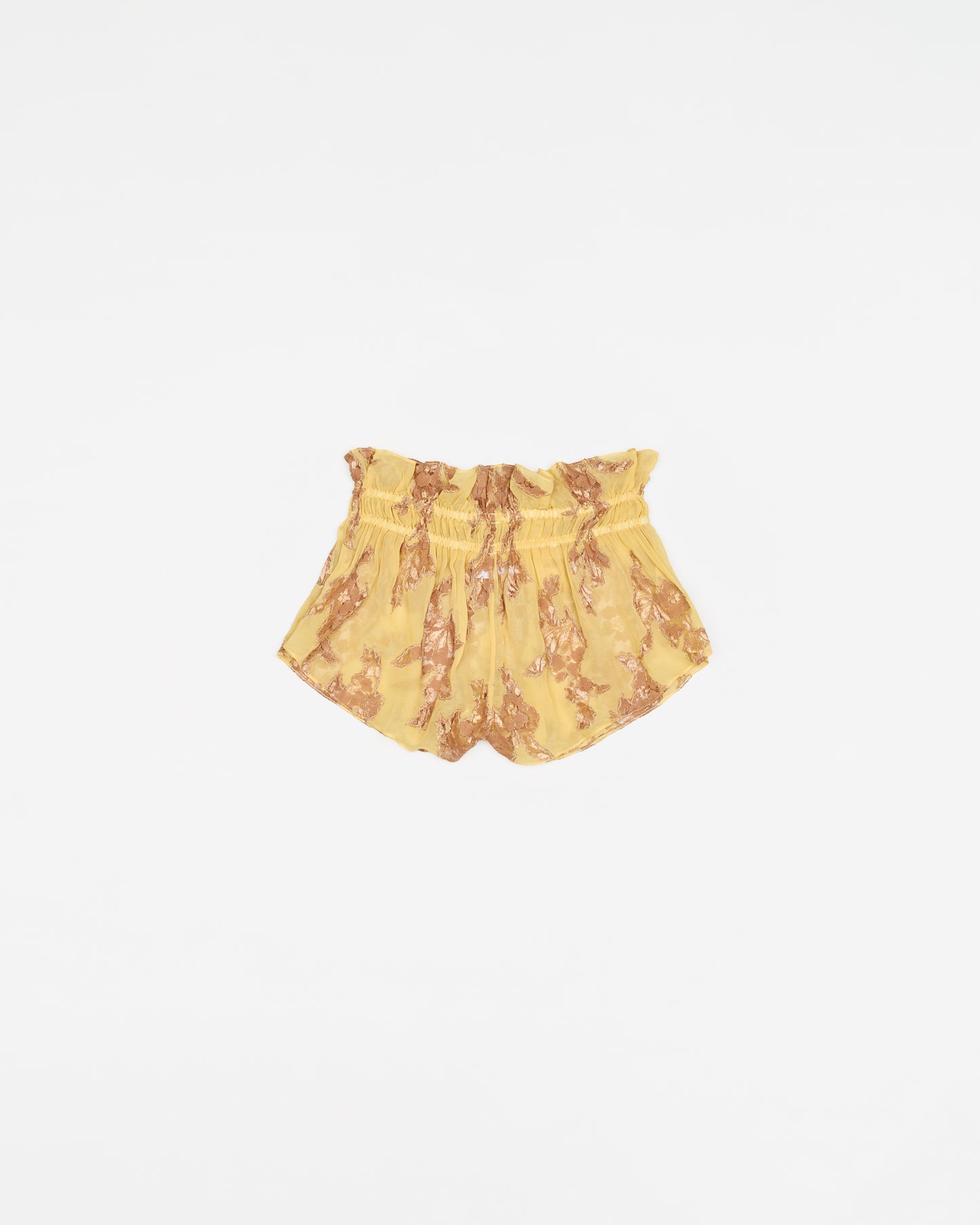 Chiffon Lace Mini Shorts