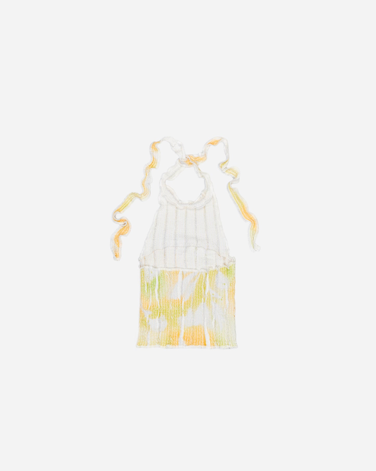 Stretch Weave Halter Top - Sun