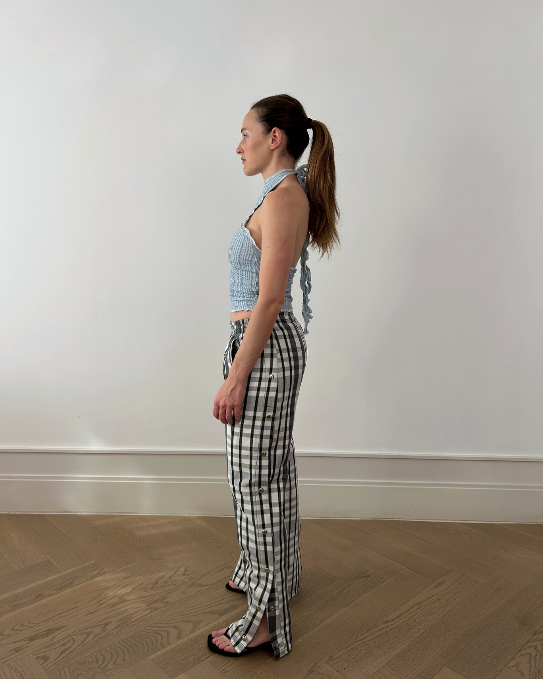 Field Grid Open Side Trousers