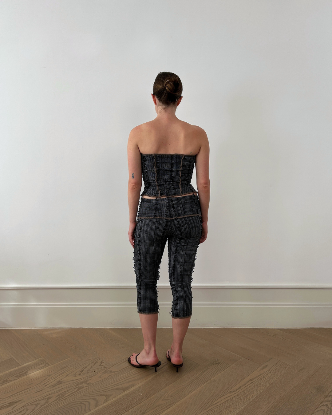 Strapless Top Charcoal