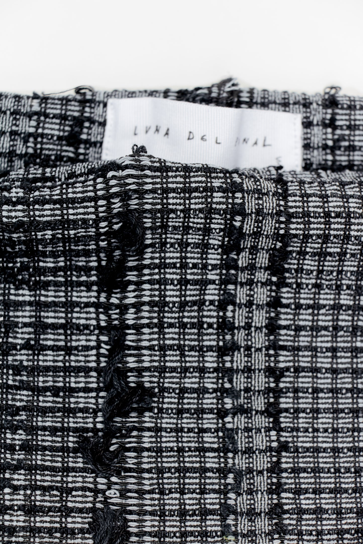 Folded Waitsband Stretch Weave Capri Trousers - Charcoal