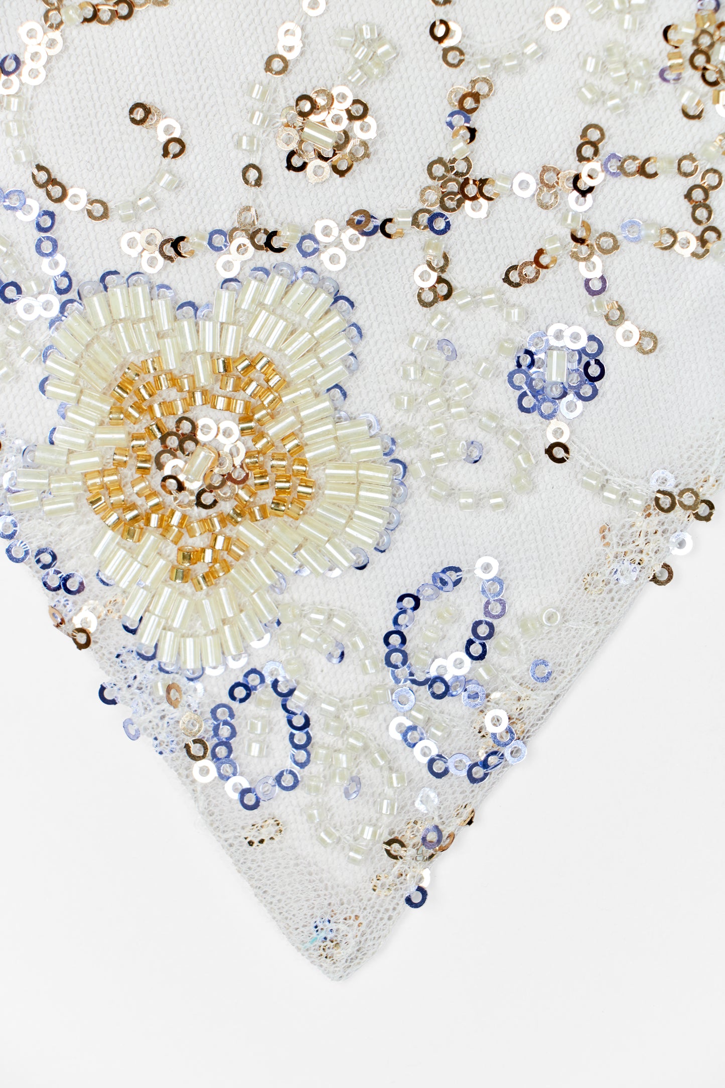 Beaded Lace Pañuelo - Frozen
