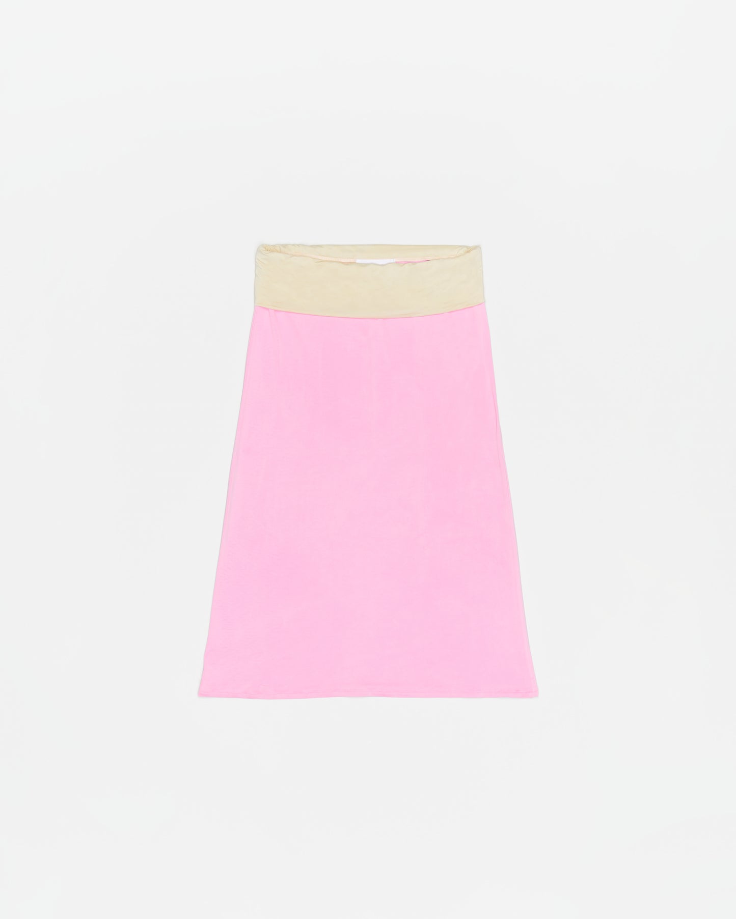 Two Tone Cupro Skirt