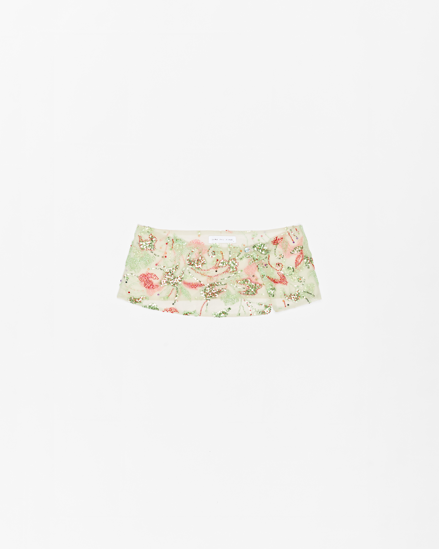 Beaded Lace Pañuelo - Camellia