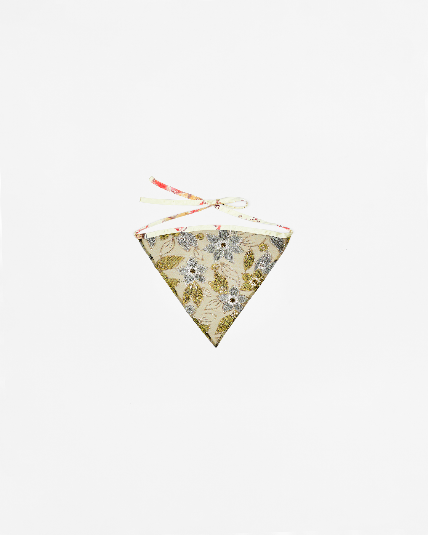 Beaded Lace Pañuelo - Pyrite