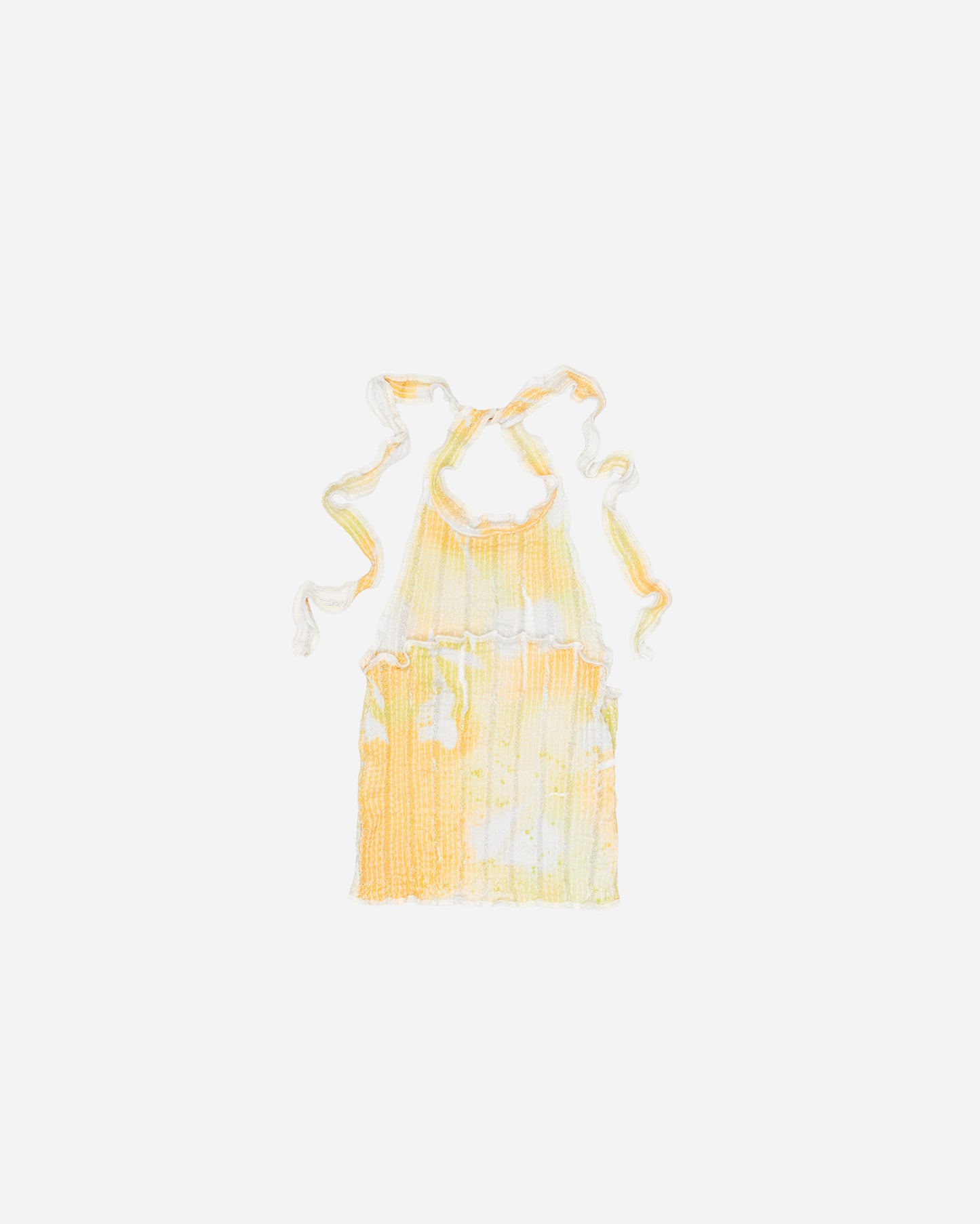 Stretch Weave Halter Top - Sun