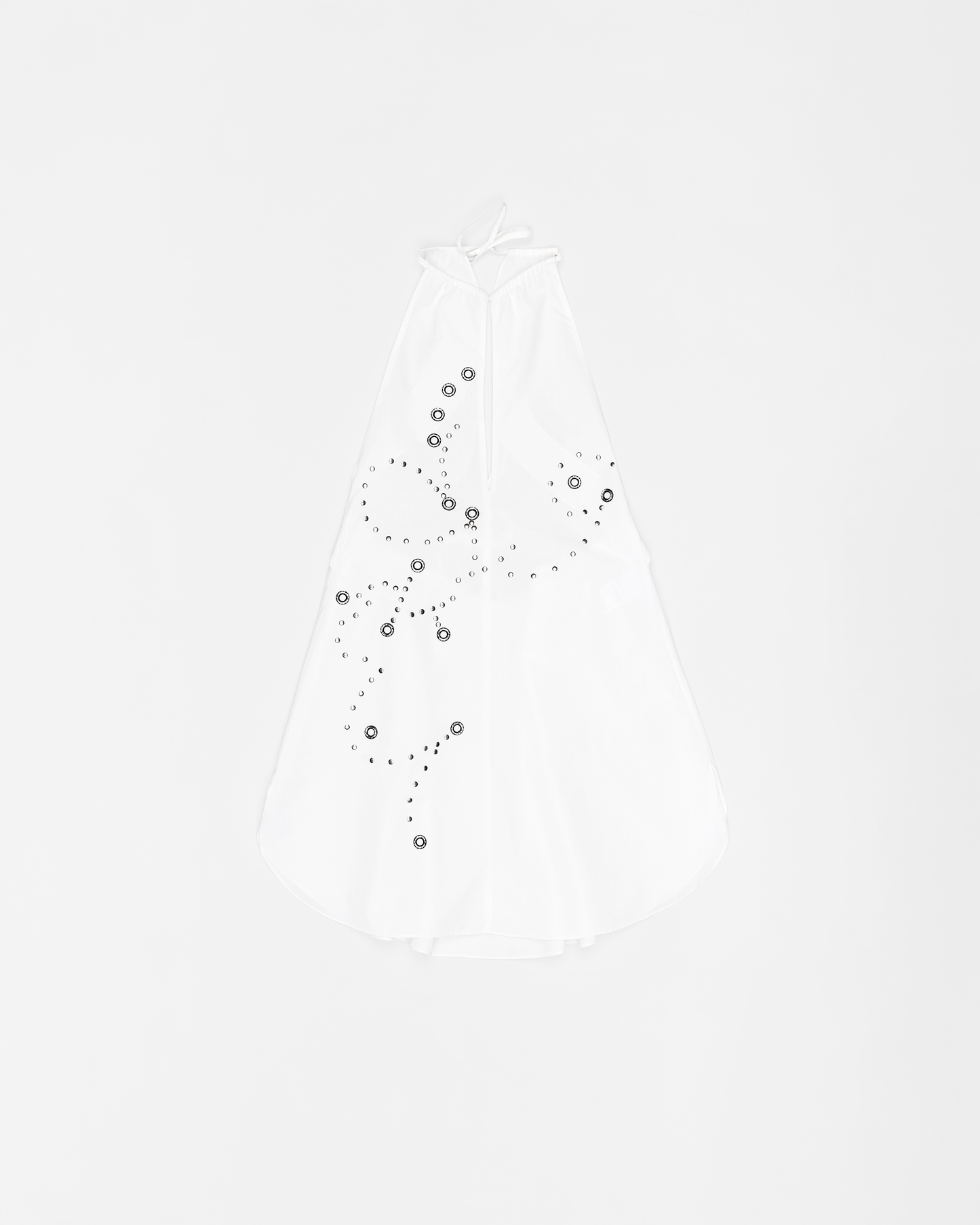 Organic Cotton Mini Open Back Dress