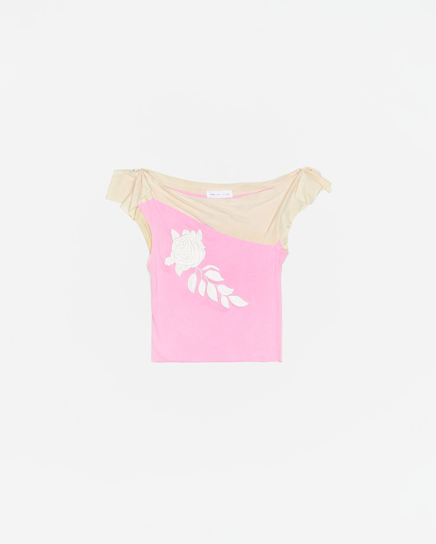 Two Tone Rosa Blanca Top