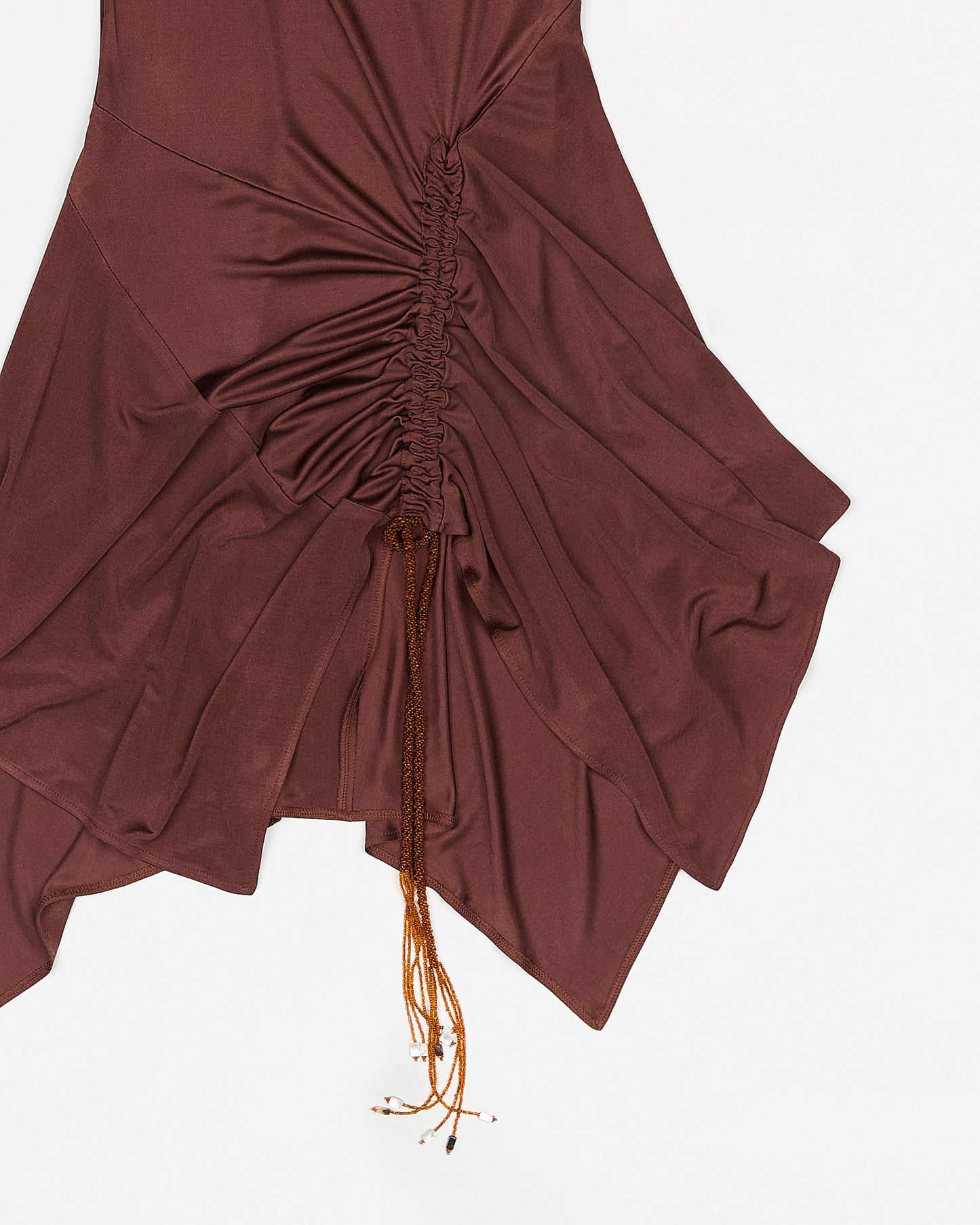 Silk Jersey + Glass Beads Dress