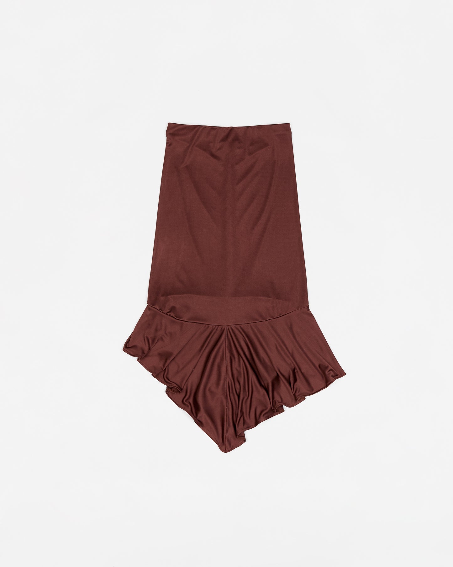 Silk Jersey + Glass Beads Skirt