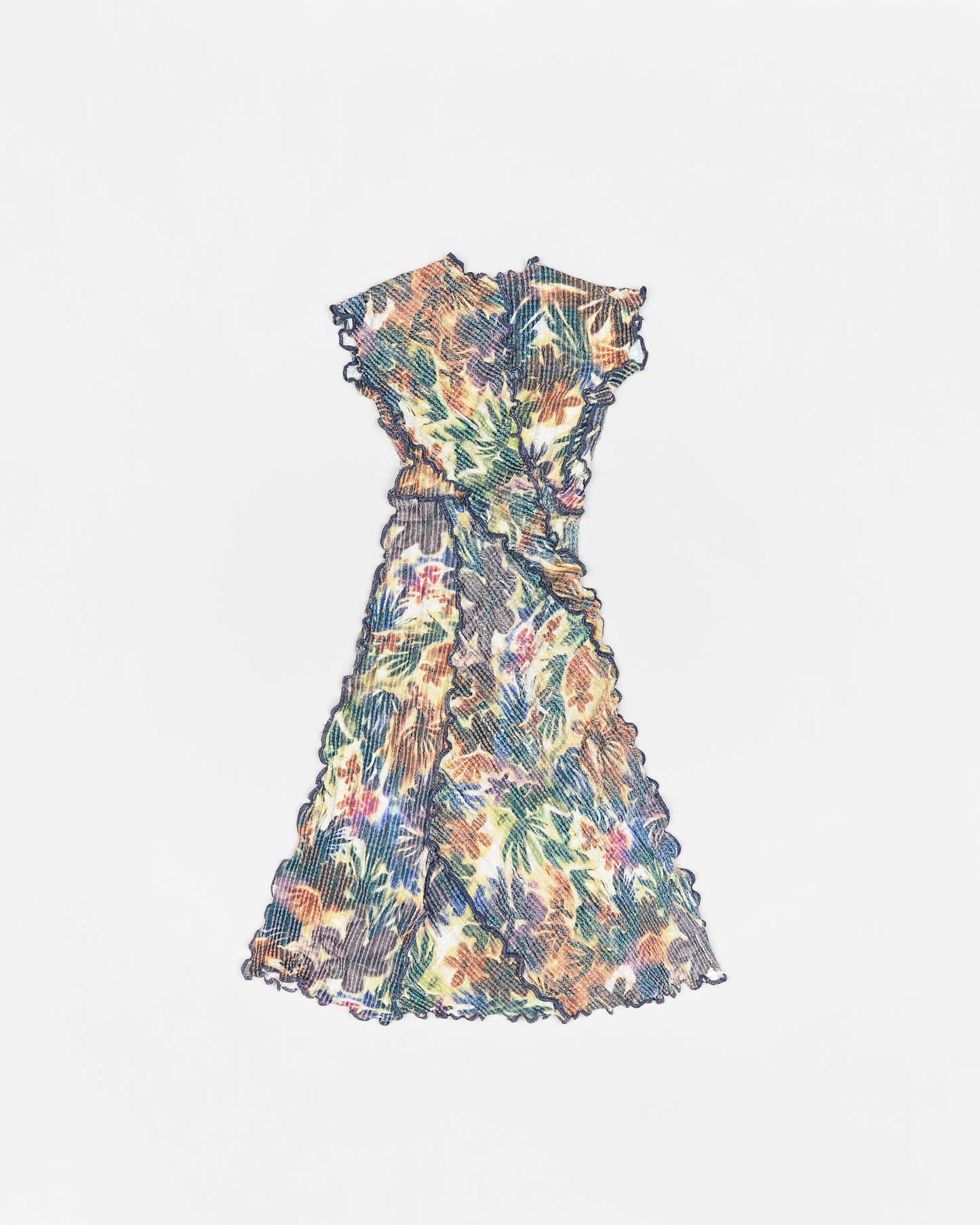 Open Back Stretch Weave Dress Amaryllis