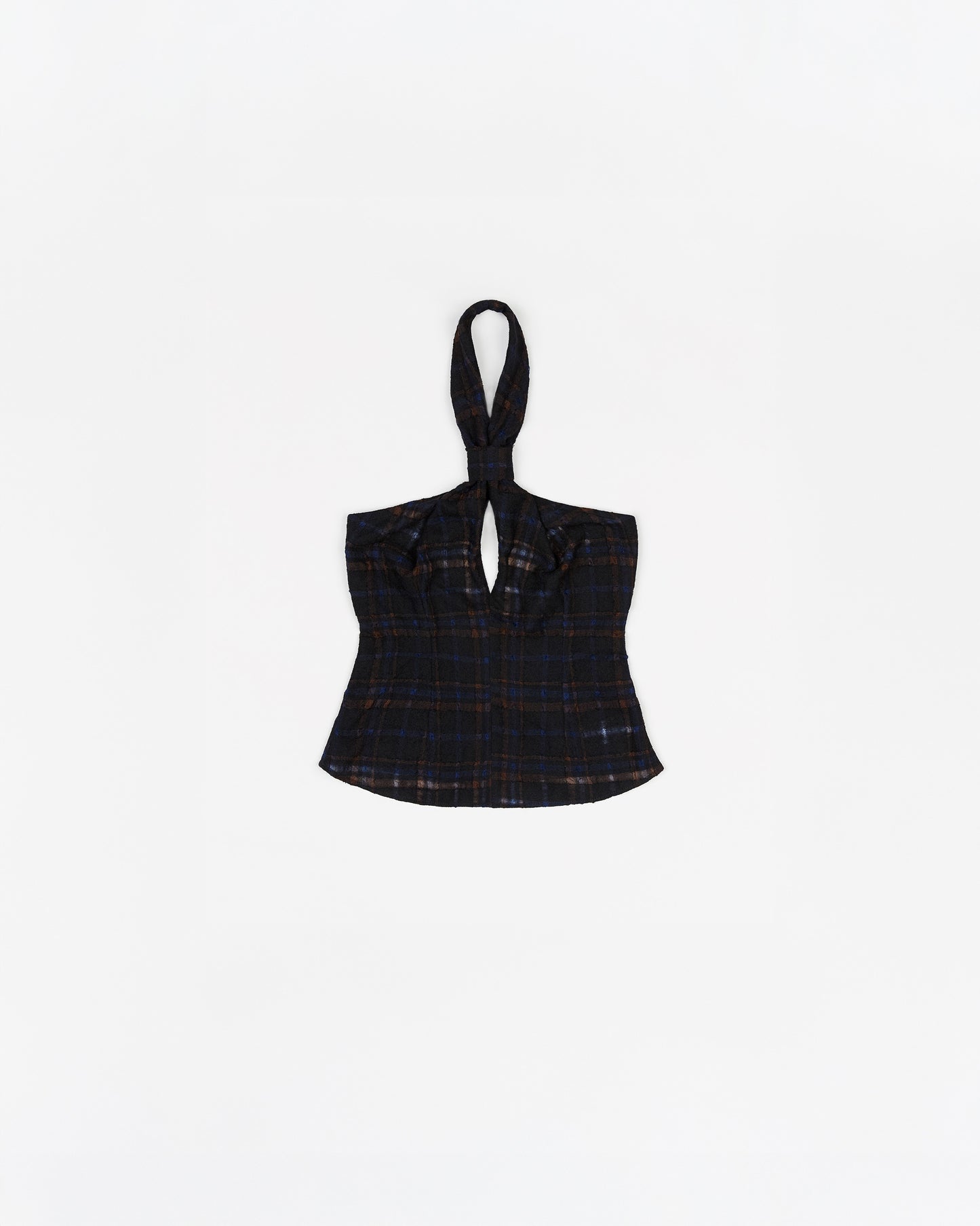 Japanese Weave Cross Halter Top
