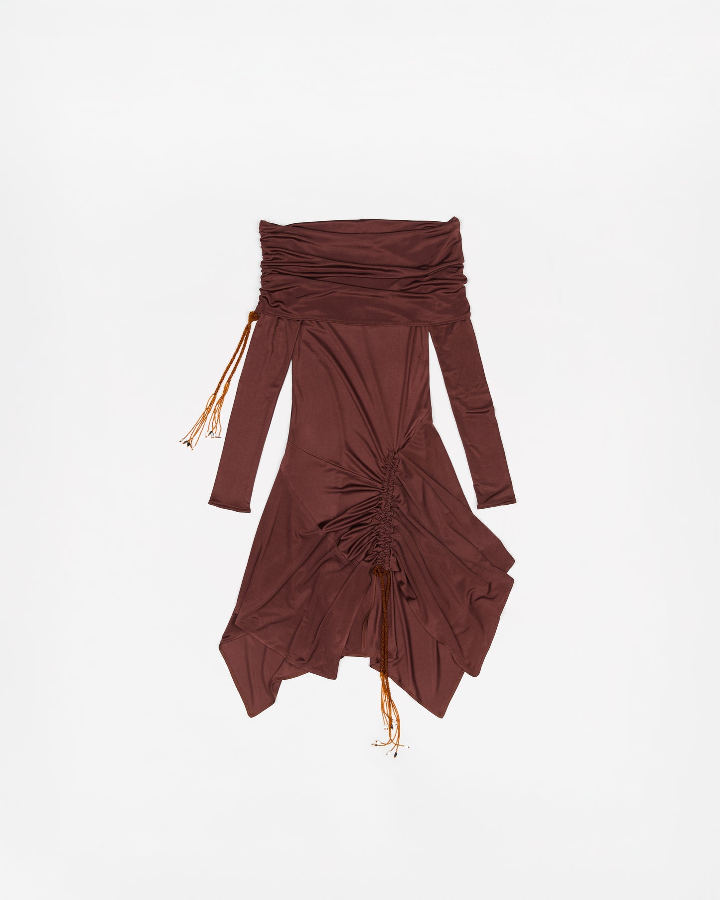 Silk Jersey + Glass Beads Dress