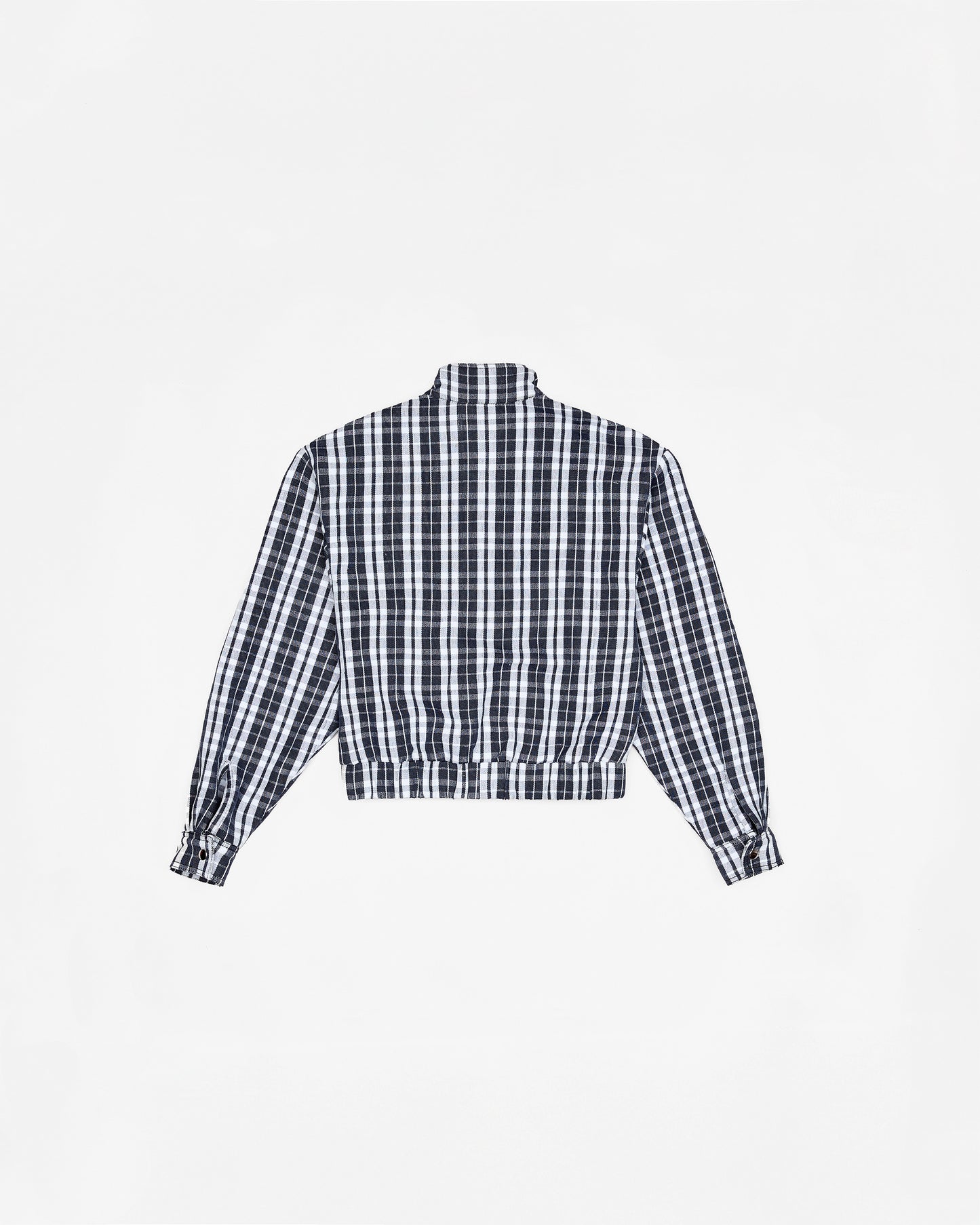 Classic Grid High Neck Jacket
