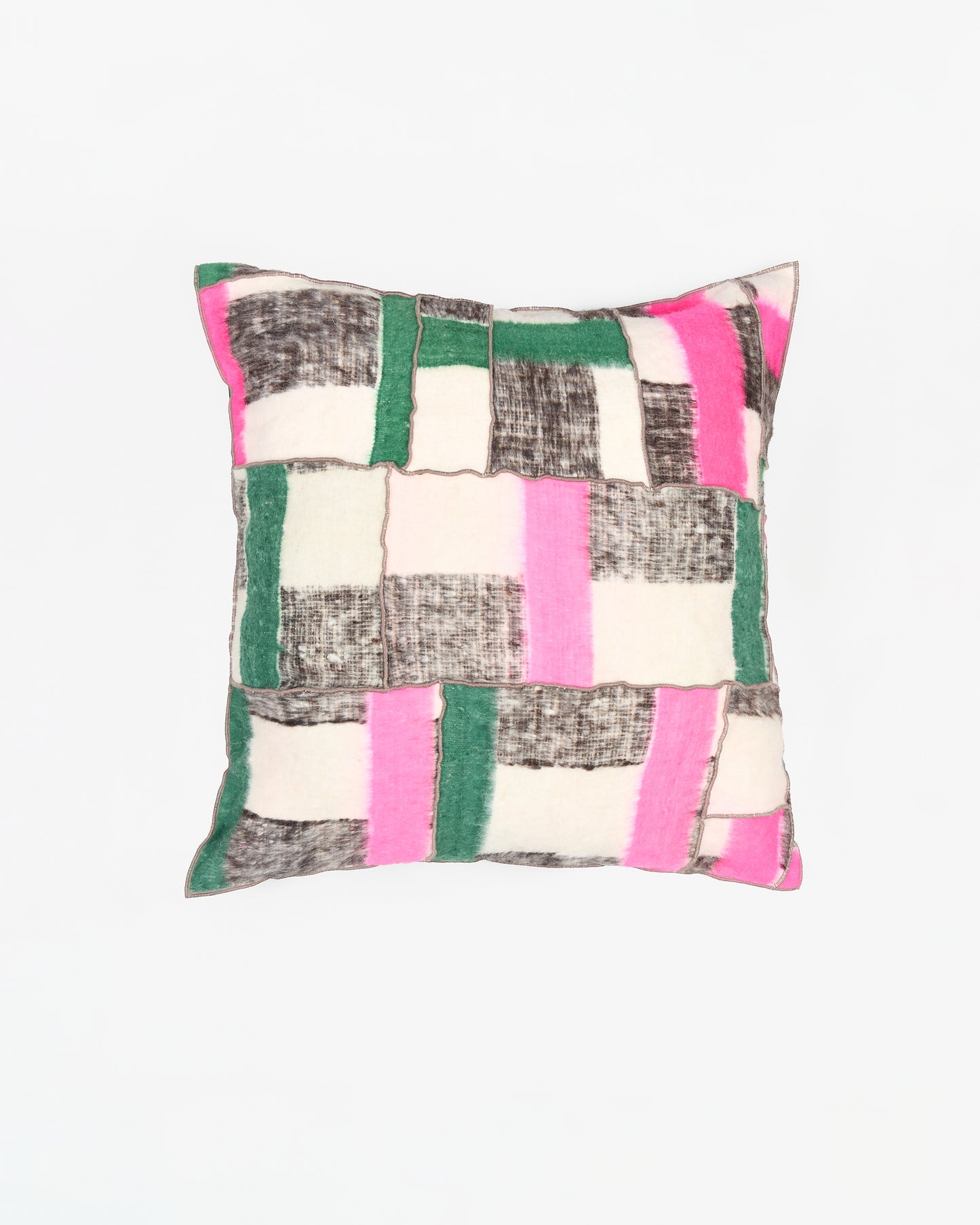 40x40 Momostenango Cushion Cover - Acid