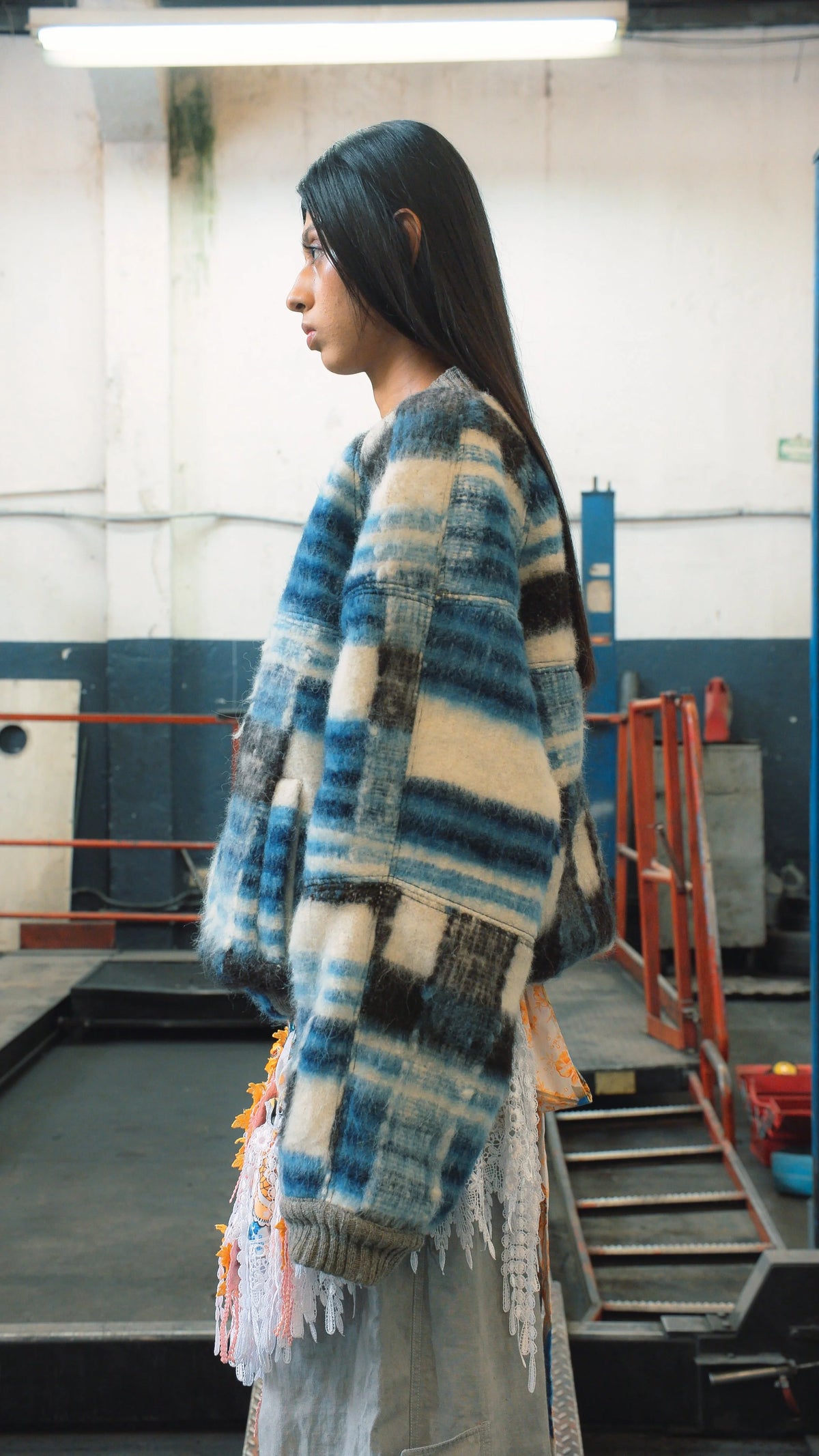 Momostenango Woven Wool Blanket Bomber